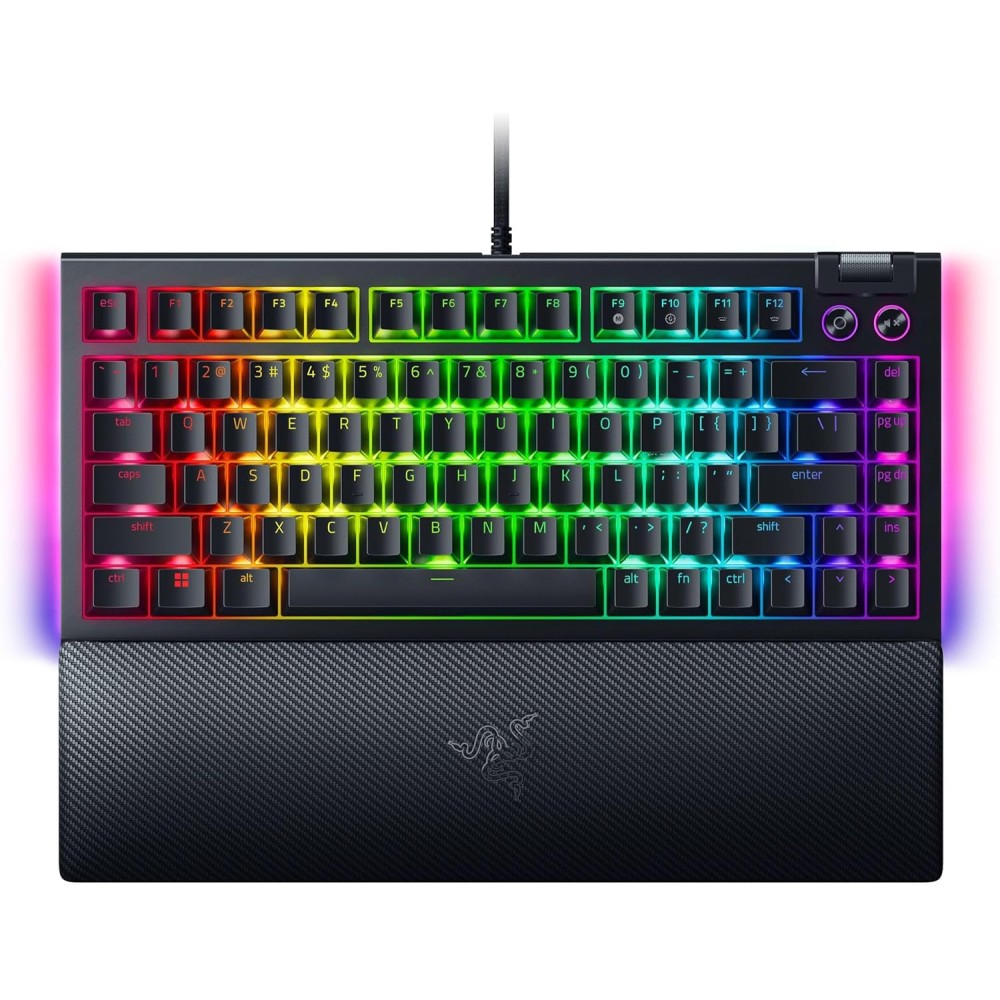 Razer BlackWidow V4 - Keyboard - 75%, hot-swappable - backlit